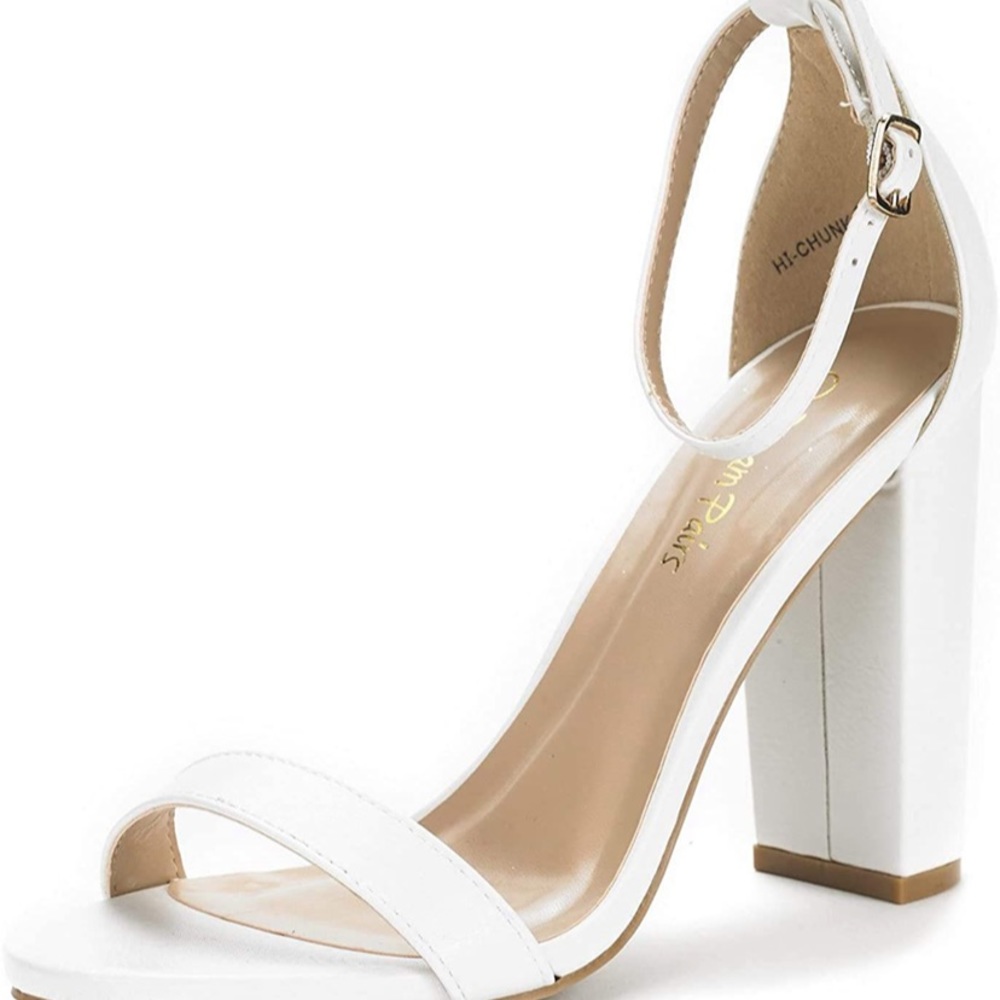 Chunky Hi Heel women shoe